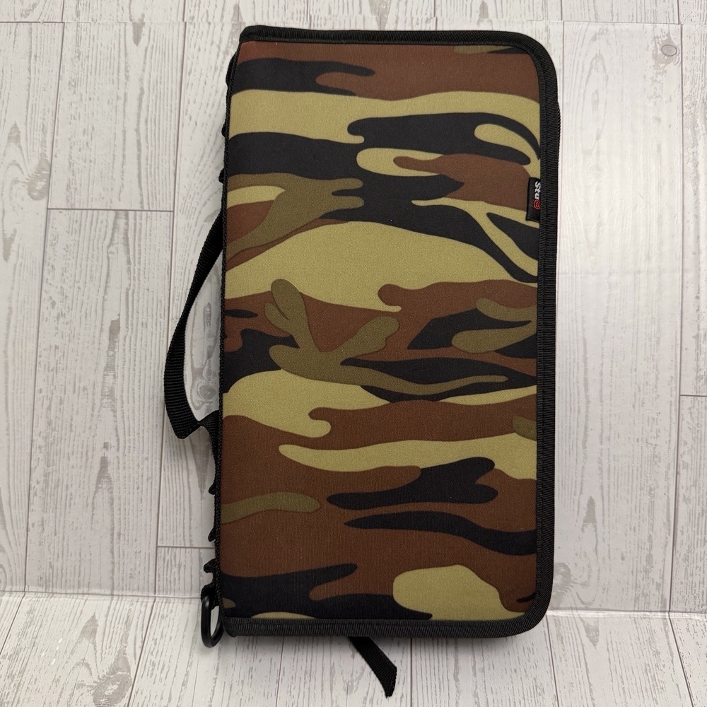 Y2K 90s Stussy Camo Zippered CD Travel Case Production Sample Rare